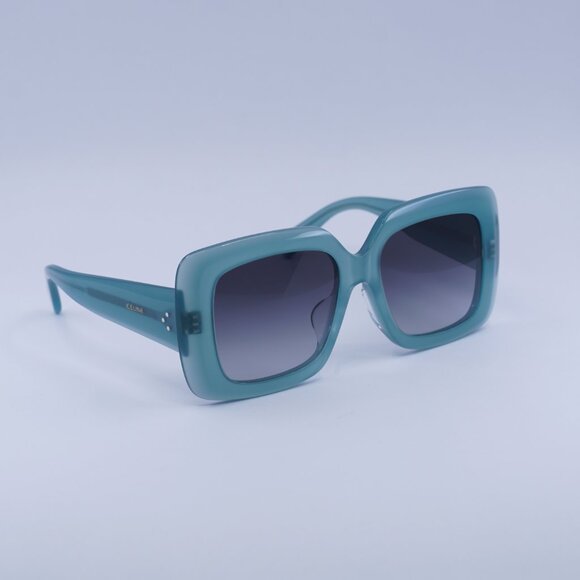 🕶️ New Celine CL40263F 93B Sunglasses - Blue Frame, Grey Lenses - Picture 1 of 10